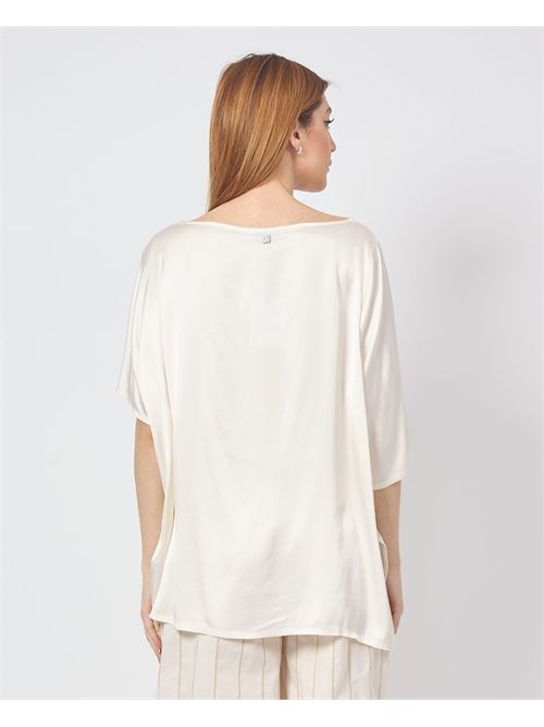 T-shirt en viscose pour femme Manila Grace MANILA GRACE | C039VUMA043